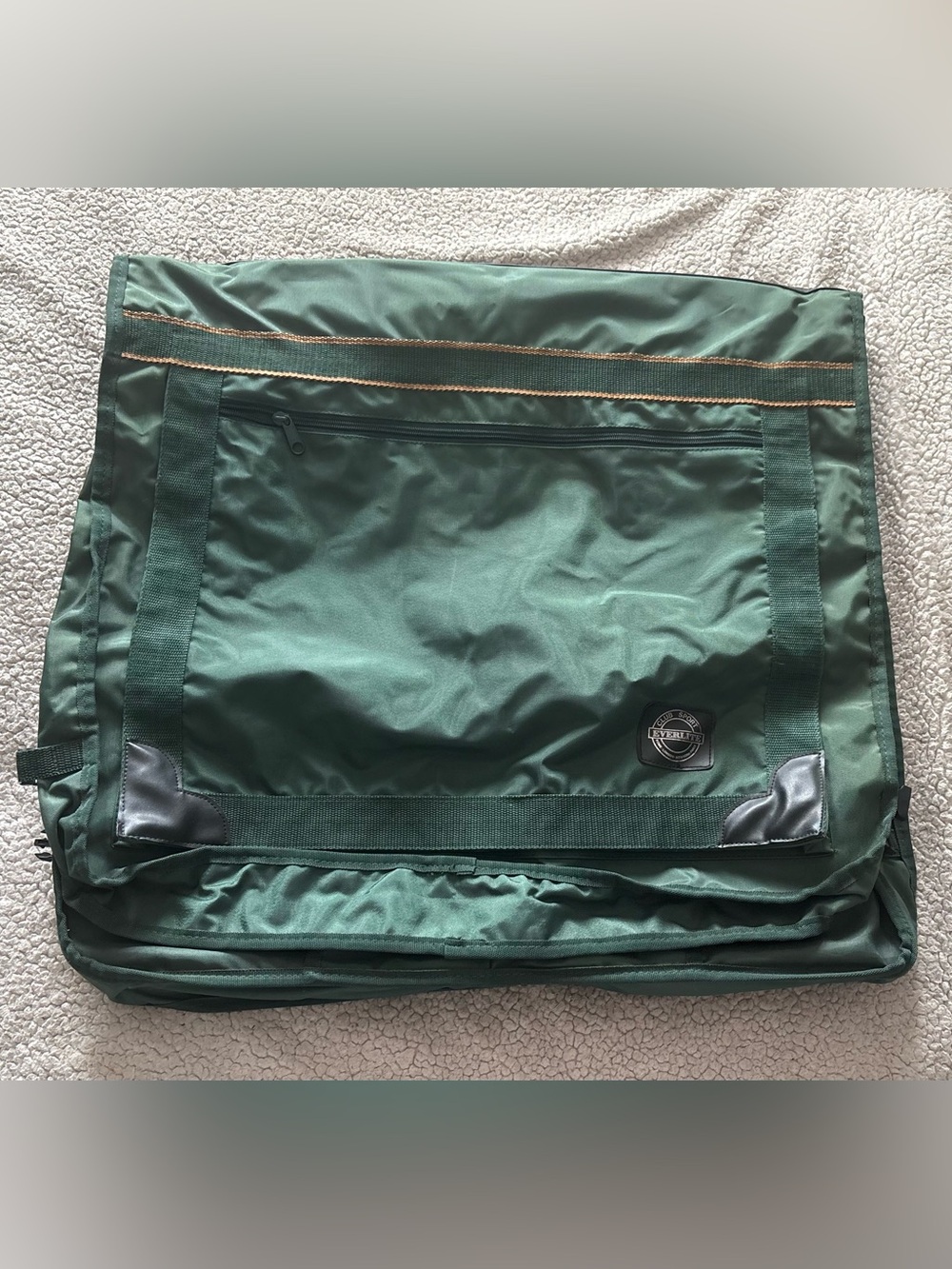 Vintage Folding Travel Garment Bag.